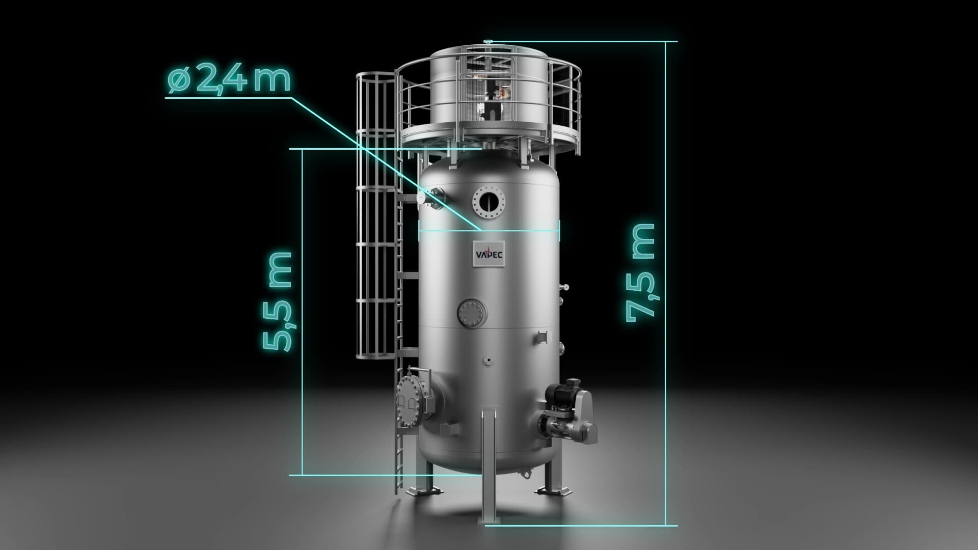 VAPEC : Pompe intégrée. Pas d'espace supplémentaire. Pas de tuyauterie coûteuse. La performance pure.
